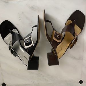 2 pair of Nine West dress sandals